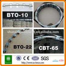 Factory Price Concertina Razor Wire Security Wires BTO22 BTO28